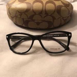 Coach glasses and case